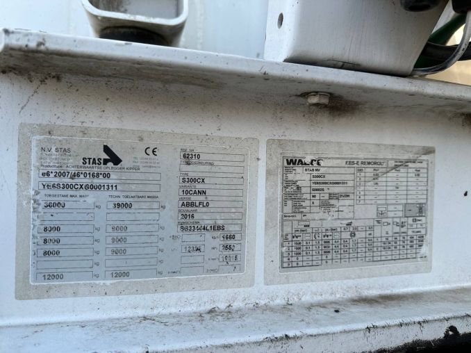Зерновоз самоскид Stas AgroStar 60 м3 алюм 2016 рік