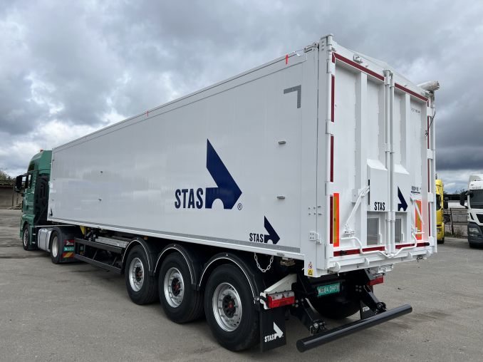 Зерновоз самоскид Stas AgroStar 56.1 м3 білий 